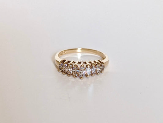 Vintage Marquise Diamond Ring - Size 5