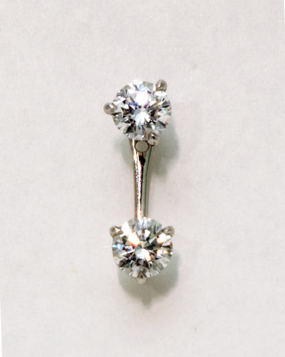 Round Lab Diamond Earring Jacket