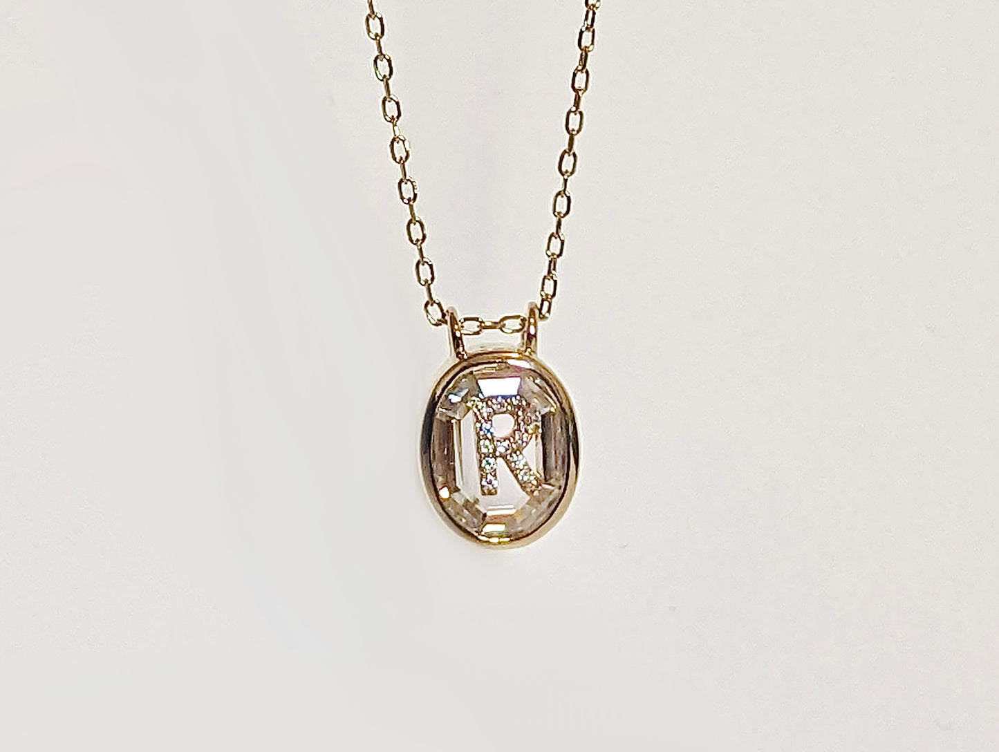 Signet Initial Necklace