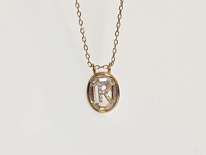 Signet Initial Necklace