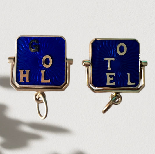 [PRE-ORDER] Go To Hell Enamel Spinner Charm